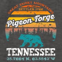 Pigeon Forge Tennessee Great Smoky Mountains Trip Gifts Vector Backpack