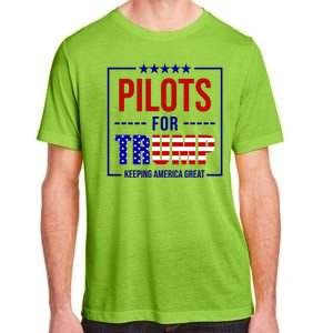 Pilots For Trump Keeping America First Adult ChromaSoft Performance T-Shirt