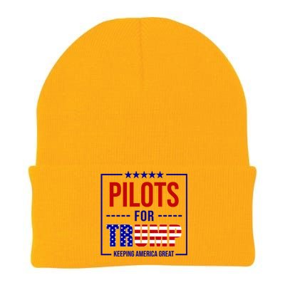 Pilots For Trump Keeping America First Knit Cap Winter Beanie