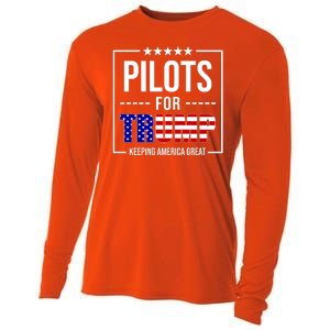 Pilots For Trump Keeping America First Cooling Performance Long Sleeve Crew