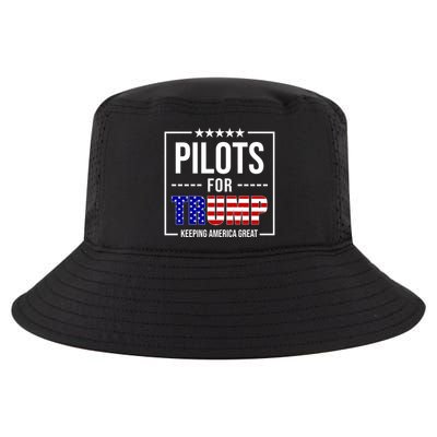 Pilots For Trump Keeping America First Cool Comfort Performance Bucket Hat