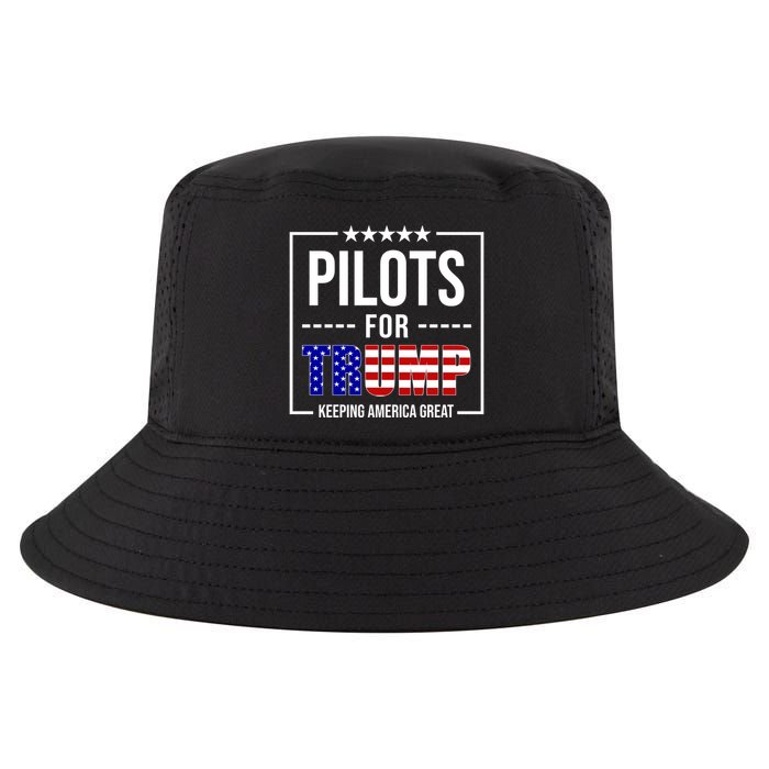 Pilots For Trump Keeping America First Cool Comfort Performance Bucket Hat