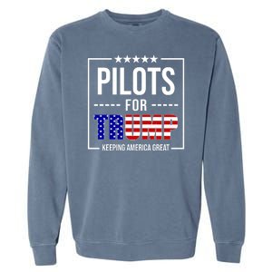 Pilots For Trump Keeping America First Garment-Dyed Sweatshirt