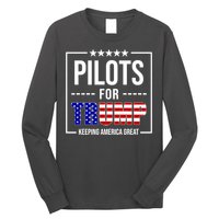 Pilots For Trump Keeping America First Long Sleeve Shirt