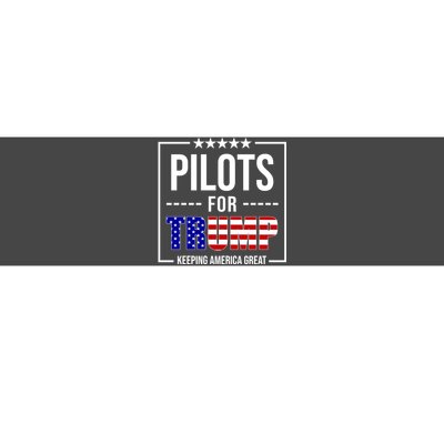 Pilots For Trump Keeping America First Bumper Sticker