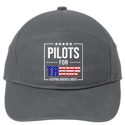 Pilots For Trump Keeping America First 7-Panel Snapback Hat