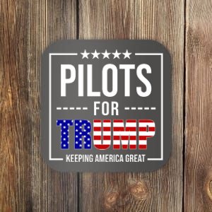 Pilots For Trump Keeping America First Coaster