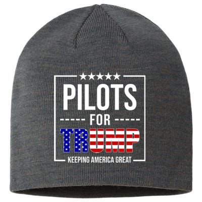 Pilots For Trump Keeping America First Sustainable Beanie