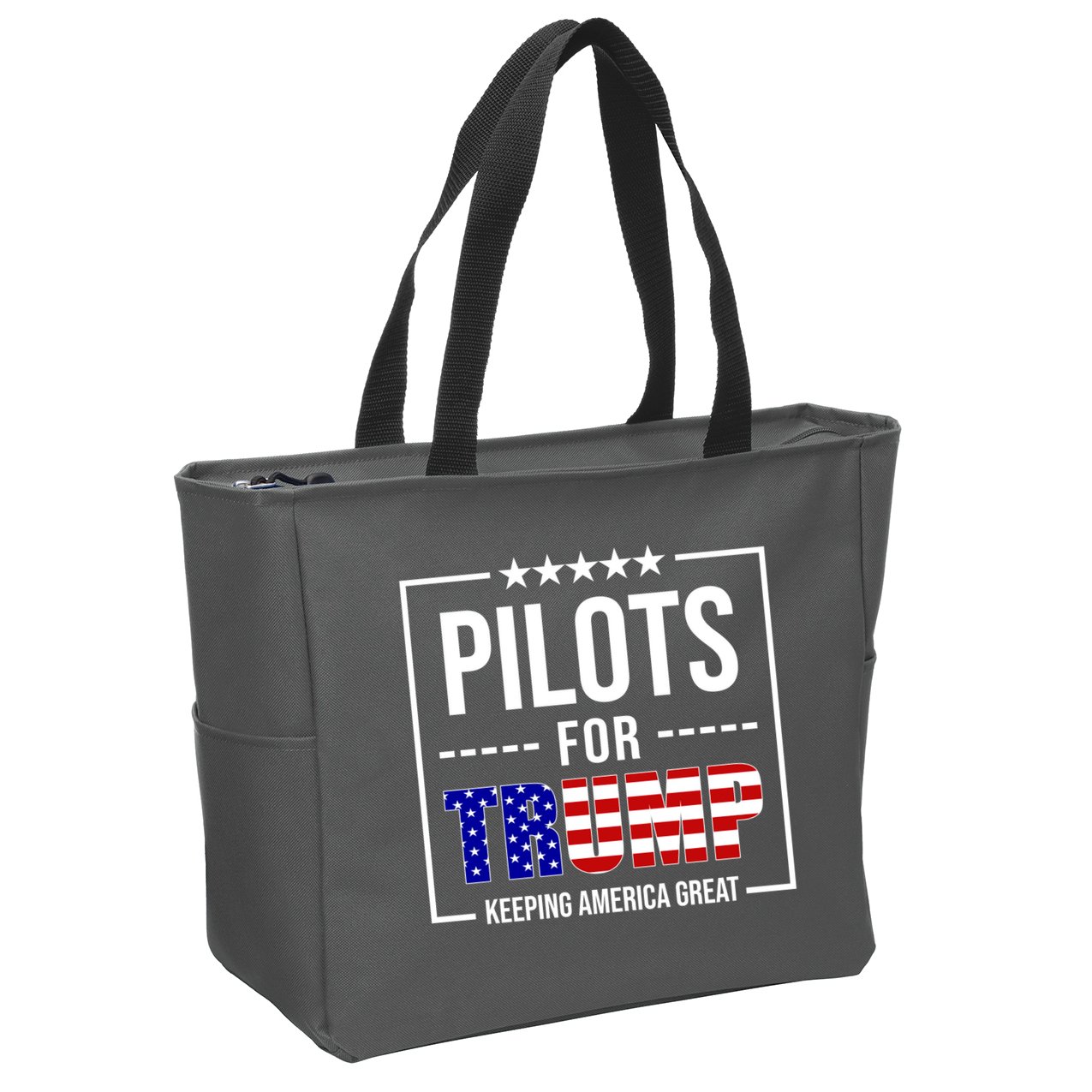 Pilots For Trump Keeping America First Zip Tote Bag