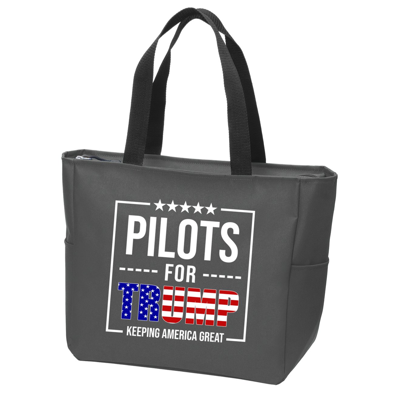 Pilots For Trump Keeping America First Zip Tote Bag