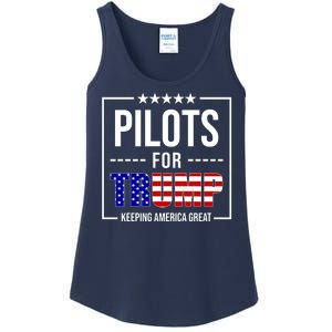 Pilots For Trump Keeping America First Ladies Essential Tank