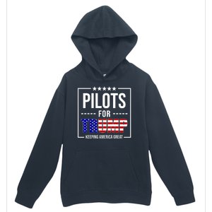 Pilots For Trump Keeping America First Urban Pullover Hoodie