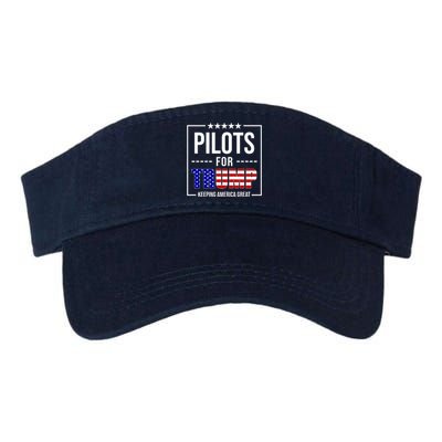 Pilots For Trump Keeping America First Valucap Bio-Washed Visor