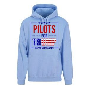 Pilots For Trump Keeping America First Unisex Surf Hoodie