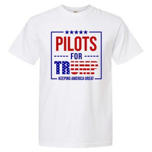 Pilots For Trump Keeping America First Garment-Dyed Heavyweight T-Shirt