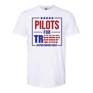 Pilots For Trump Keeping America First Softstyle CVC T-Shirt