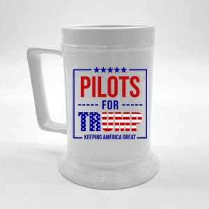 Pilots For Trump Keeping America First Beer Stein