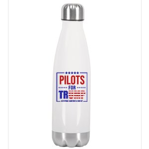 Pilots For Trump Keeping America First Stainless Steel Insulated Water Bottle