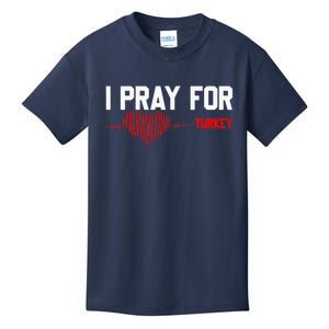 Pray For Turkey, Pray For Türkiye, I Stand With Turkey Kids T-Shirt