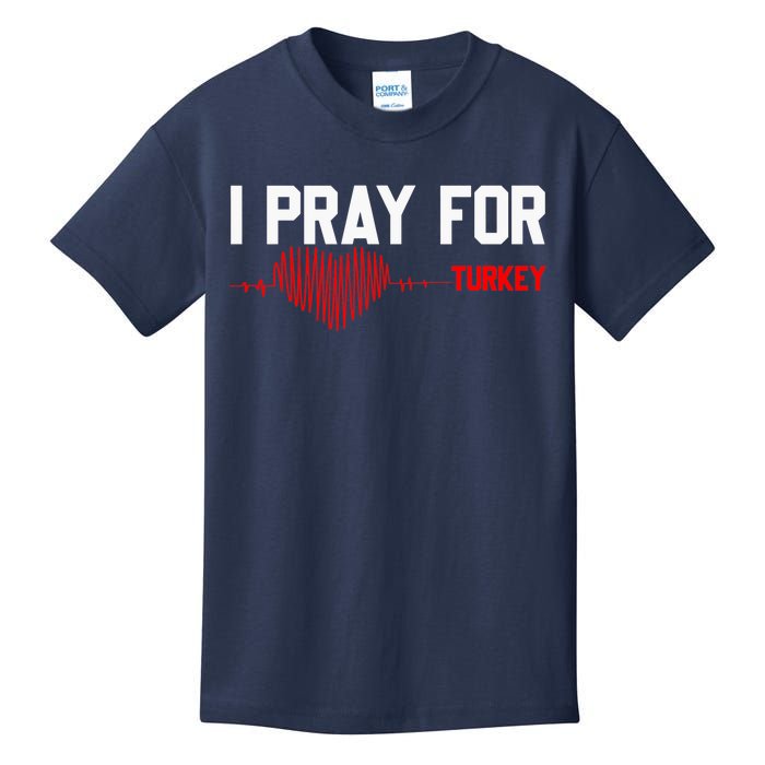 Pray For Turkey, Pray For Türkiye, I Stand With Turkey Kids T-Shirt