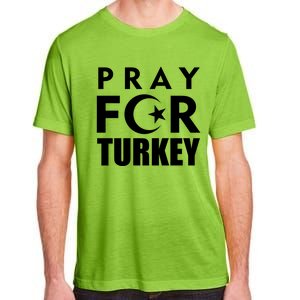 Pray For Turkey Pray For Türkiye I Stand With Turkey Flag Gift Adult ChromaSoft Performance T-Shirt