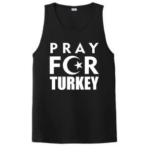 Pray For Turkey Pray For Türkiye I Stand With Turkey Flag Gift PosiCharge Competitor Tank