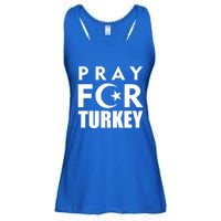 Pray For Turkey Pray For Türkiye I Stand With Turkey Flag Gift Ladies Essential Flowy Tank