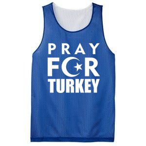 Pray For Turkey Pray For Türkiye I Stand With Turkey Flag Gift Mesh Reversible Basketball Jersey Tank