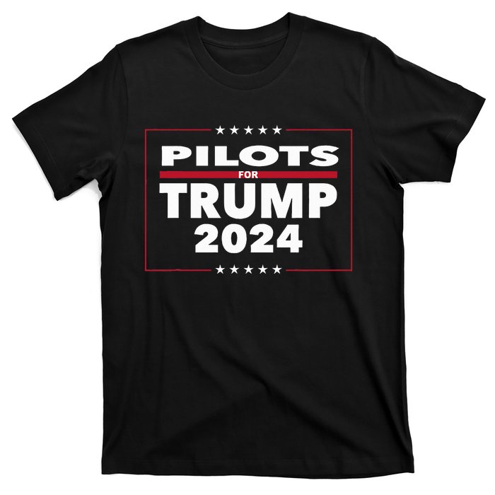 Pilots For Trump 2024 President Republican Pilots T-Shirt