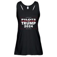 Pilots For Trump 2024 President Republican Pilots Ladies Essential Flowy Tank