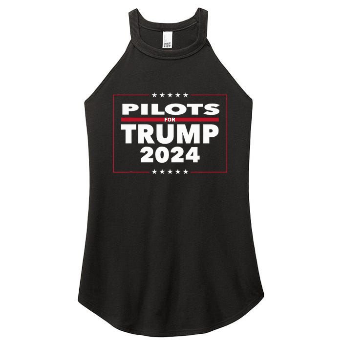 Pilots For Trump 2024 President Republican Pilots Women's Perfect Tri Rocker Tank