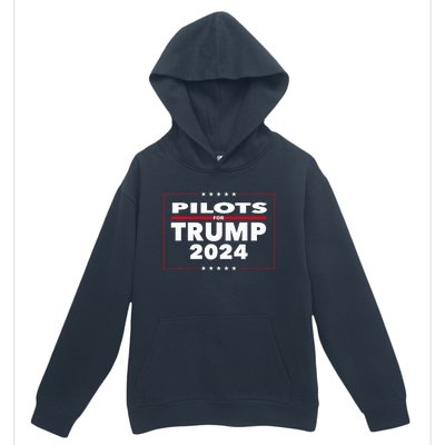 Pilots For Trump 2024 President Republican Pilots Urban Pullover Hoodie