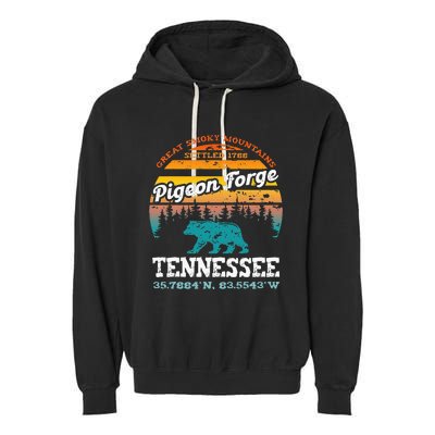 Pigeon Forge Tennessee Great Smoky Mountains Trip Gifts Garment-Dyed Fleece Hoodie