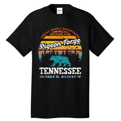 Pigeon Forge Tennessee Great Smoky Mountains Trip Gifts Tall T-Shirt