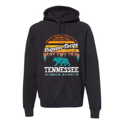 Pigeon Forge Tennessee Great Smoky Mountains Trip Gifts Premium Hoodie