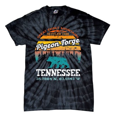 Pigeon Forge Tennessee Great Smoky Mountains Trip Gifts Tie-Dye T-Shirt