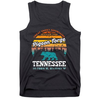 Pigeon Forge Tennessee Great Smoky Mountains Trip Gifts Tank Top