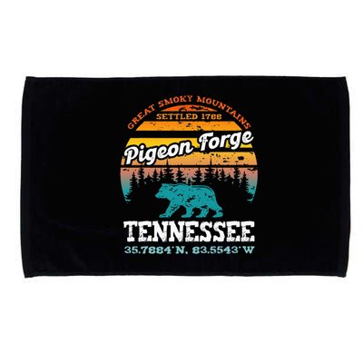 Pigeon Forge Tennessee Great Smoky Mountains Trip Gifts Microfiber Hand Towel