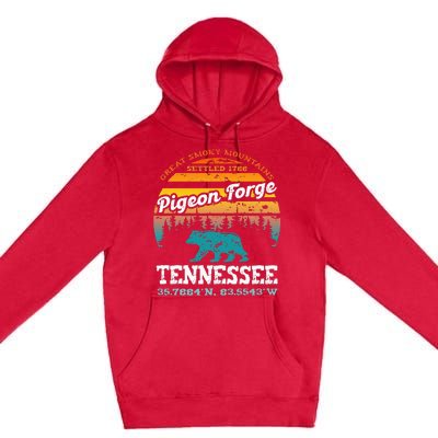 Pigeon Forge Tennessee Great Smoky Mountains Trip Gifts Premium Pullover Hoodie