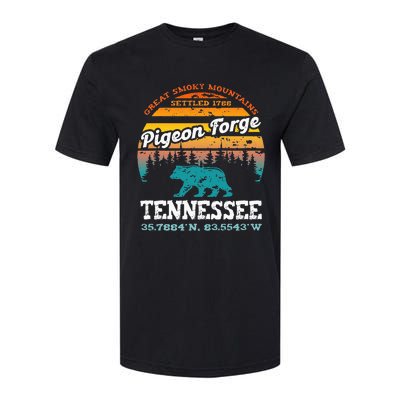 Pigeon Forge Tennessee Great Smoky Mountains Trip Gifts Softstyle CVC T-Shirt