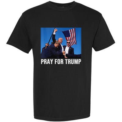 Pray For Trump Trump Shooter Trump Getting Shot Garment-Dyed Heavyweight T-Shirt