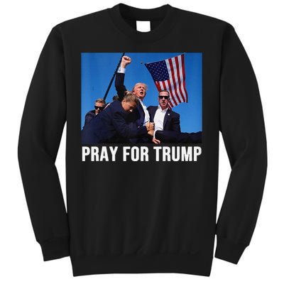 Pray For Trump Trump Shooter Trump Getting Shot Sweatshirt