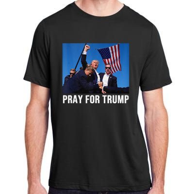 Pray For Trump Trump Shooter Trump Getting Shot Adult ChromaSoft Performance T-Shirt