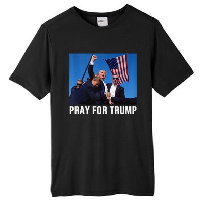 Pray For Trump Trump Shooter Trump Getting Shot Tall Fusion ChromaSoft Performance T-Shirt