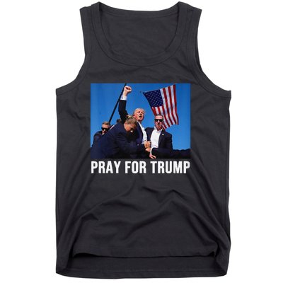 Pray For Trump Trump Shooter Trump Getting Shot Tank Top