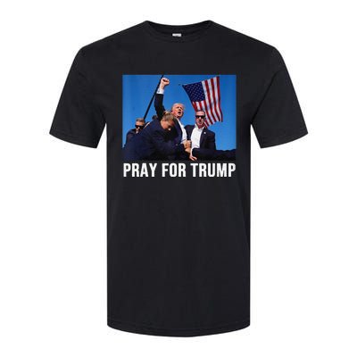 Pray For Trump Trump Shooter Trump Getting Shot Softstyle CVC T-Shirt