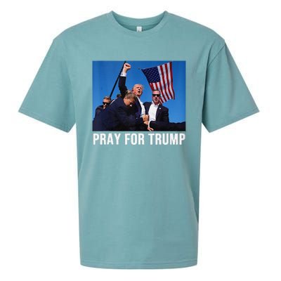 Pray For Trump Trump Shooter Trump Getting Shot Sueded Cloud Jersey T-Shirt