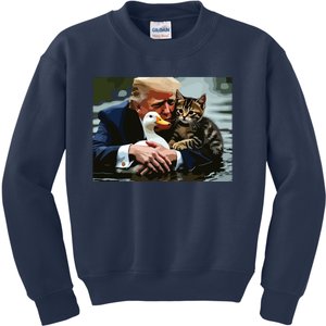 Pets For Trump Protect Our Pets Save Our Pets Kids Sweatshirt