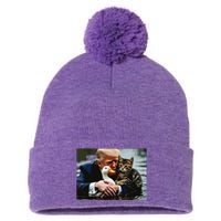 Pets For Trump Protect Our Pets Save Our Pets Pom Pom 12in Knit Beanie