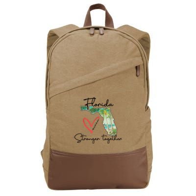 Pray For Tampa Bay Florida Strong Cotton Canvas Backpack